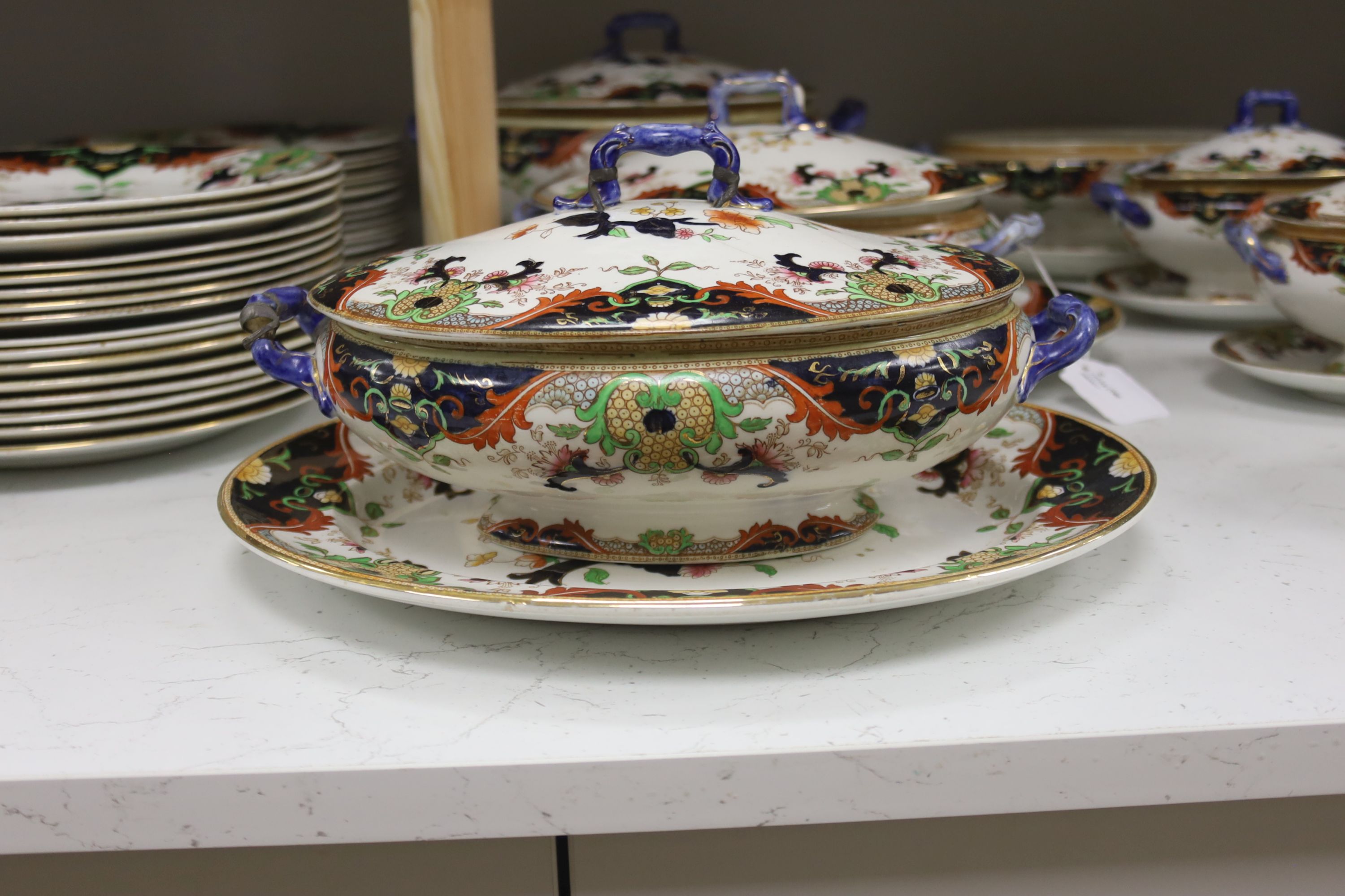 A Royal Doulton 'Matsumai' pattern part dinner service